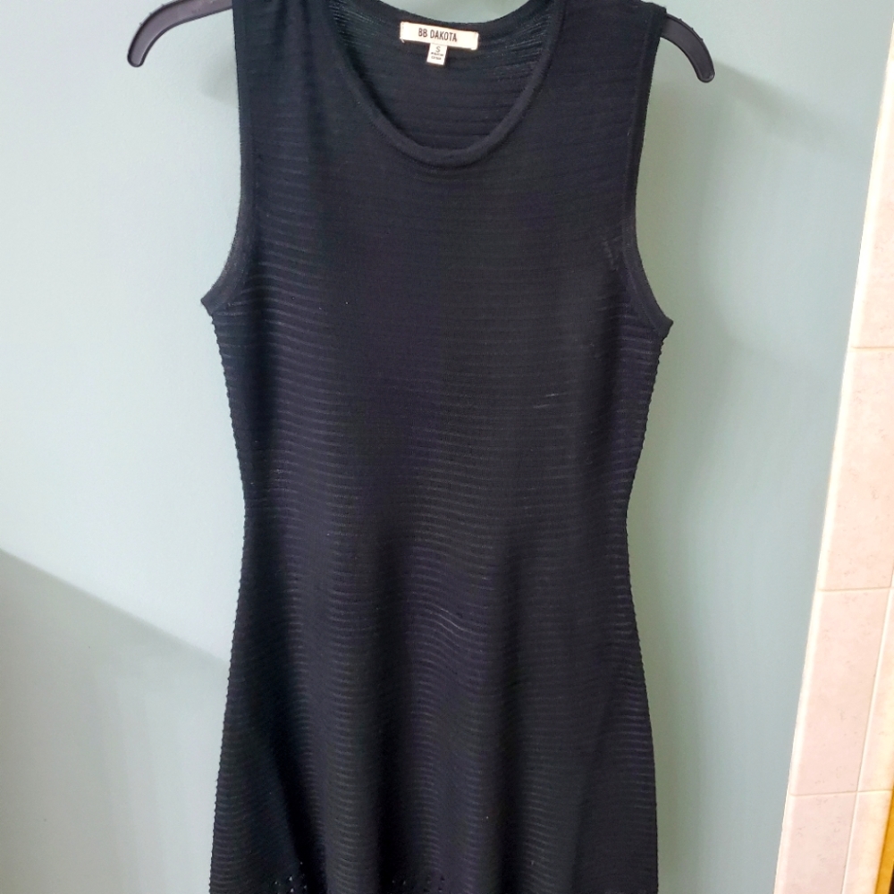 Sleeveless sweater dress